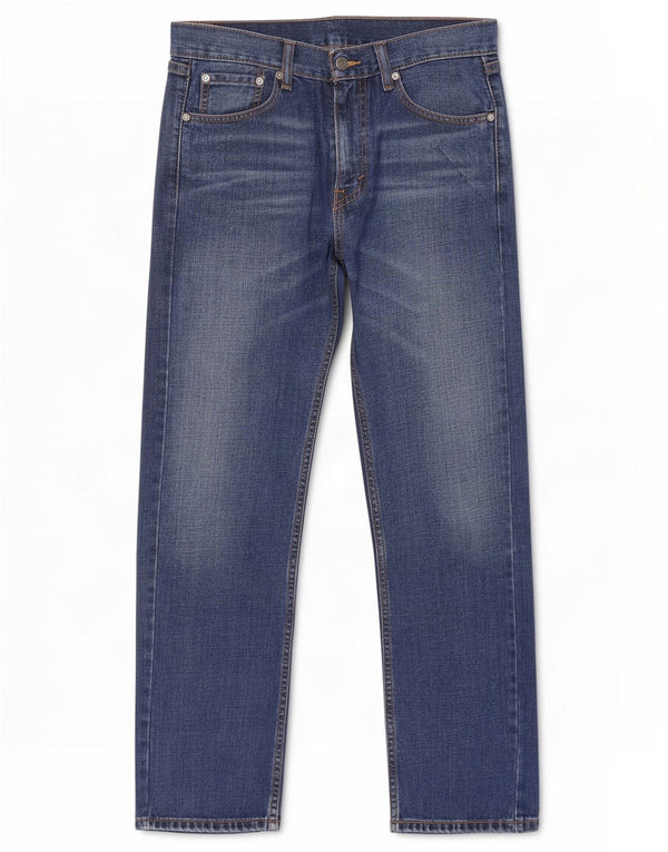 Мужские прямые джинсы Levi's 505 W30 L32 синие, хлопок