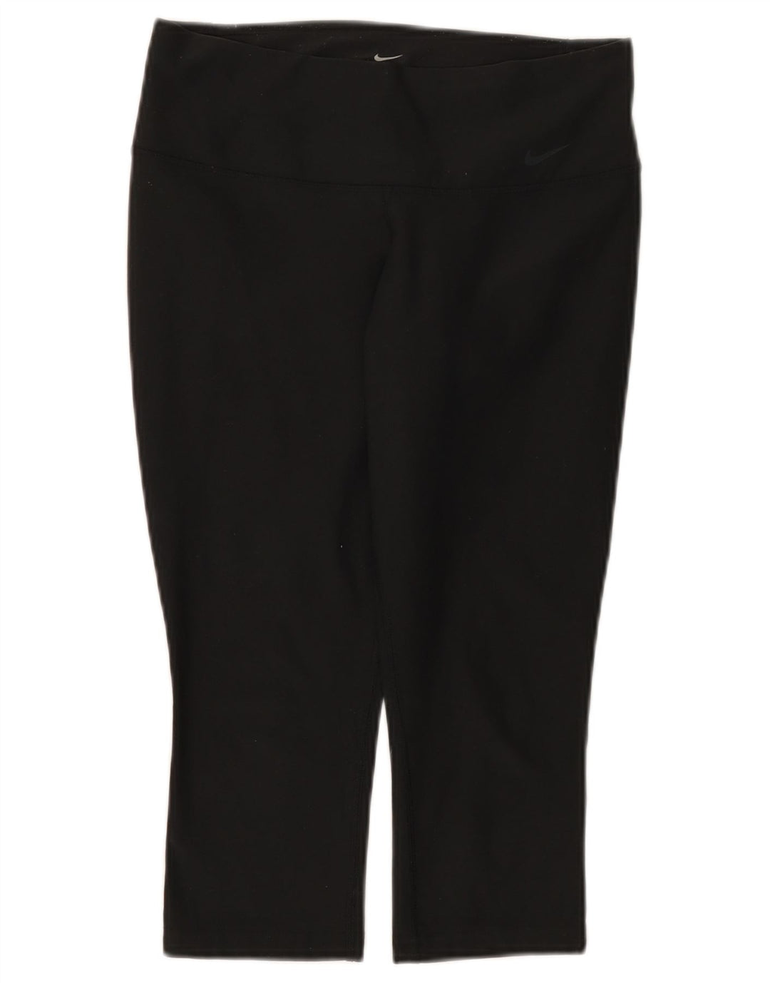 Женские леггинсы-капри Nike Dri Fit UK 8, маленькие черные из полиэстера