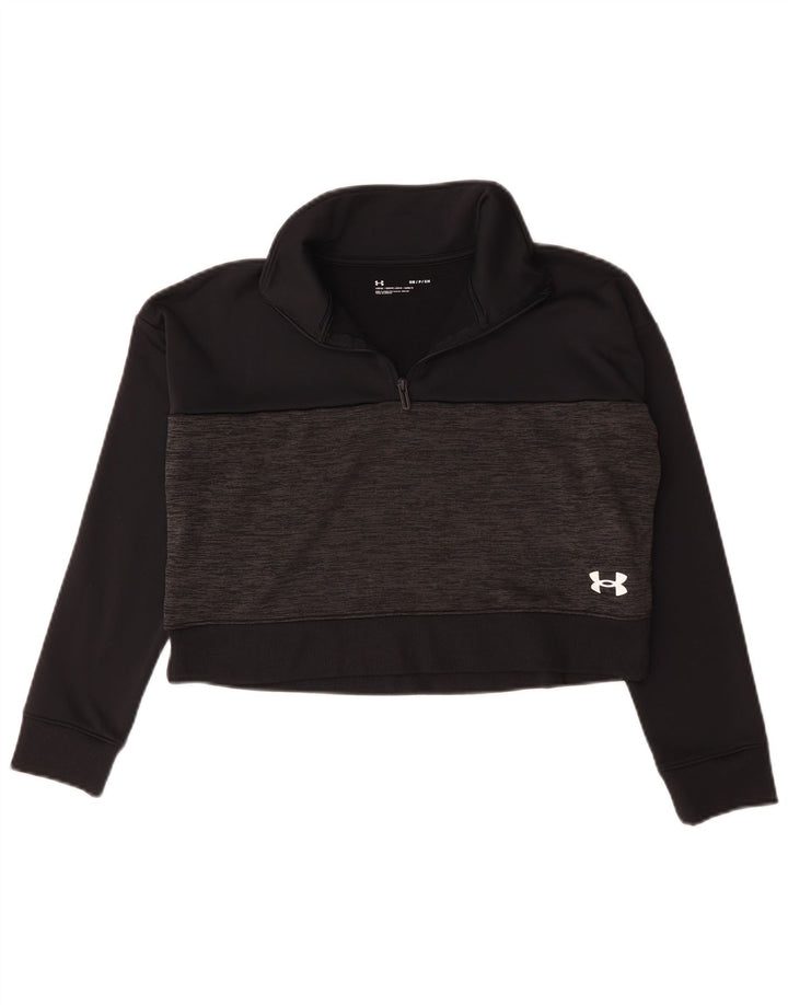 Женский укороченный джемпер оверсайз Under Armour UK 10, маленький черный