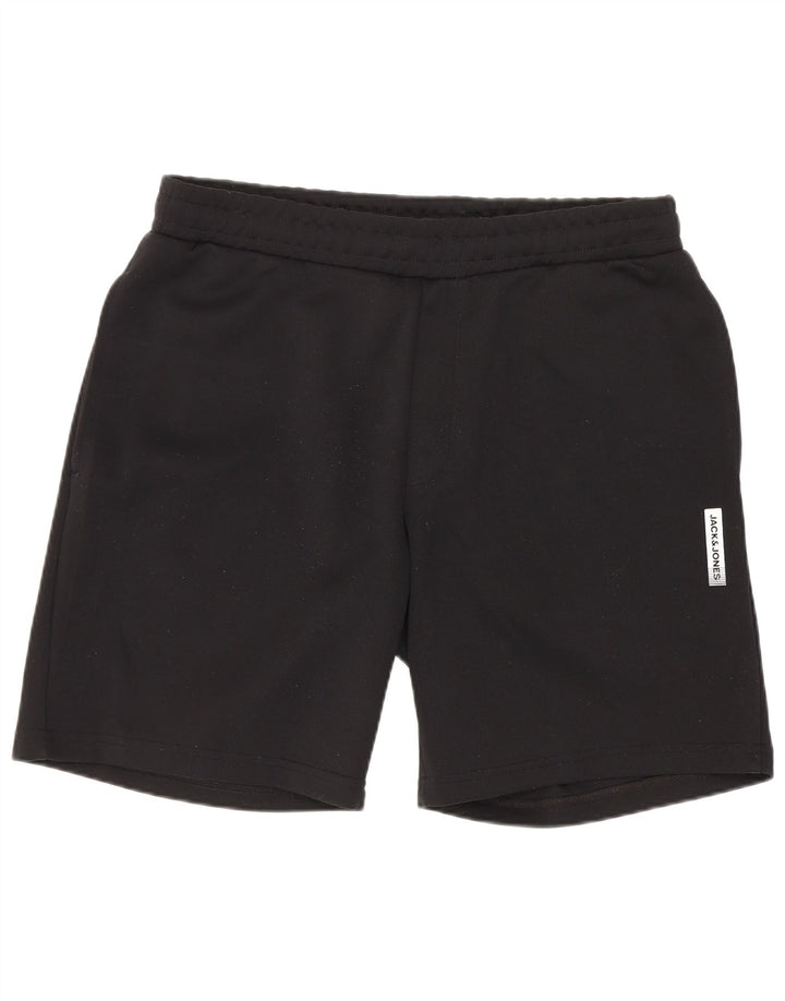 Мужские спортивные шорты Jack & Jones Regular, средний черный, полиэстер