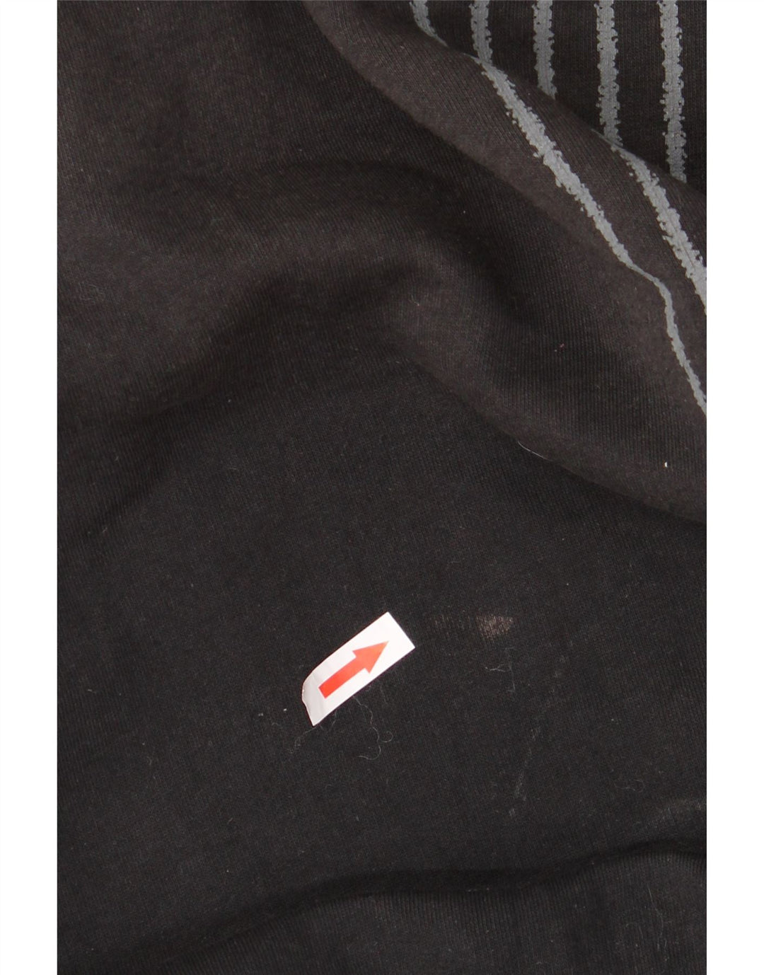 Мужской джемпер с капюшоном Lotto UK 38/40, средний черный, полиэстер с цветными блоками