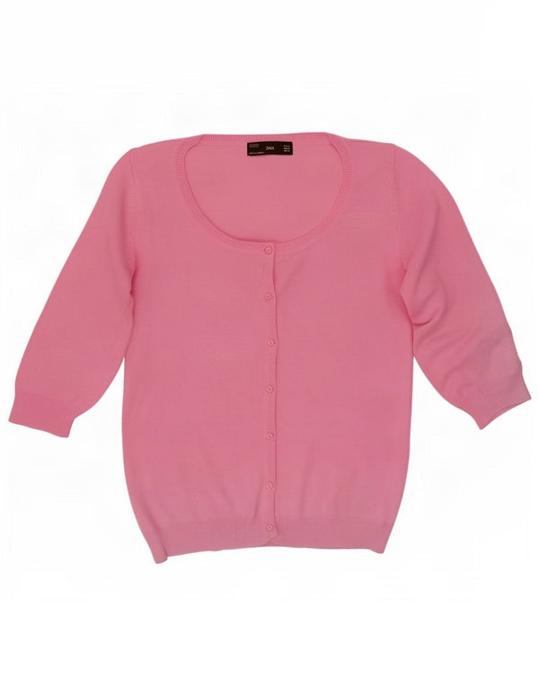 Женский кардиган с короткими рукавами Zara UK 18 XL Розовый