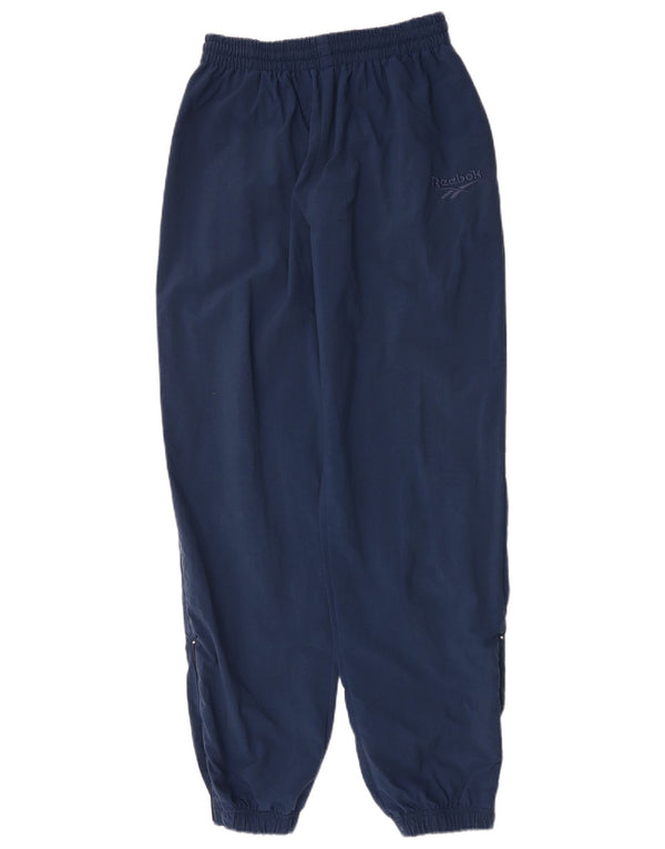 Reebok Mens Tracksuit Trousers Joggers Medium  Navy Blue Polyamide