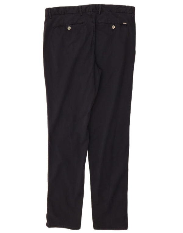 Мужские брюки-чиносы MASSIMO DUTTI Slim Fit EU 44, большие W34 L32, темно-синие