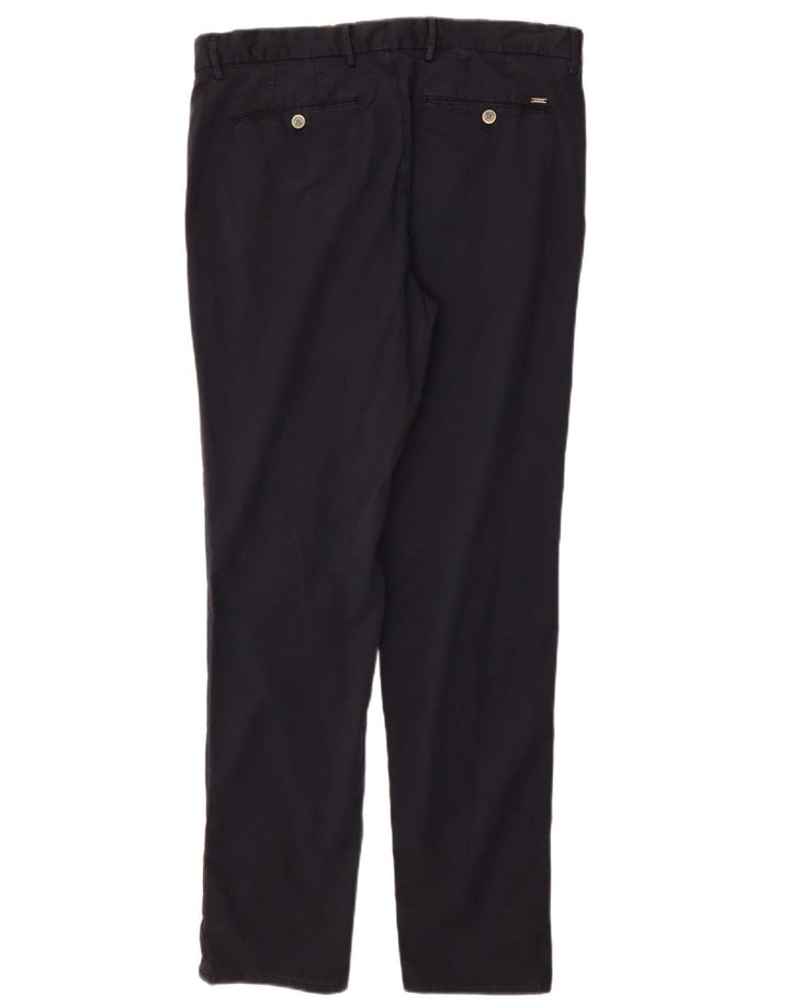 Мужские брюки-чиносы MASSIMO DUTTI Slim Fit EU 44, большие W34 L32, темно-синие