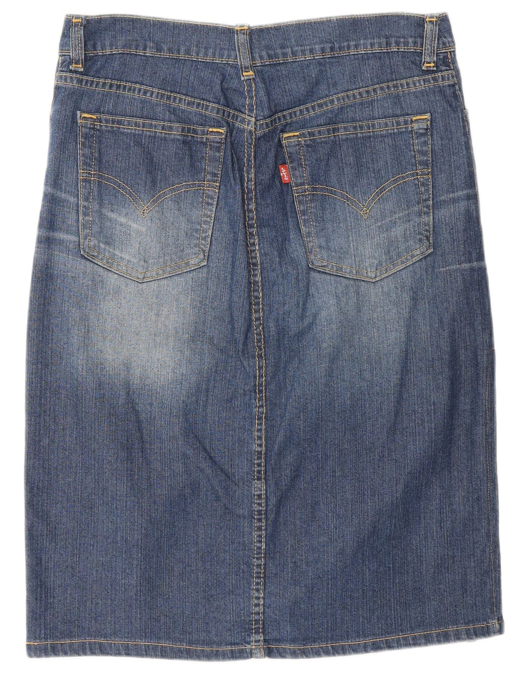 Женская джинсовая юбка Levi's W30, средний синий