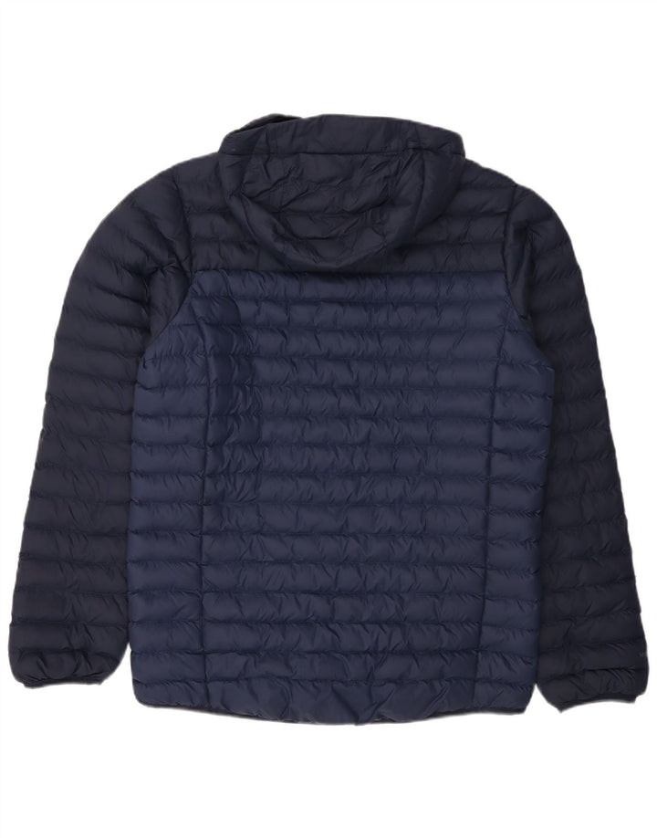 BERGHAUS Мужская стеганая куртка с капюшоном UK 38 Medium Navy Blue