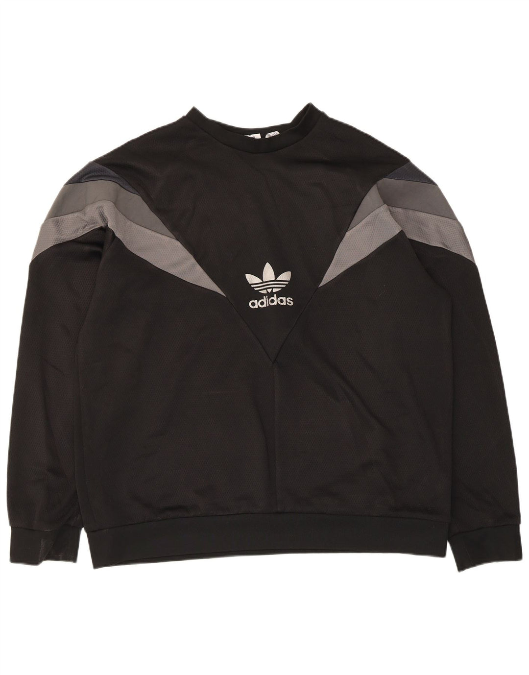 Мужская толстовка Adidas Jumper XL, черный полиэстер с цветными блоками