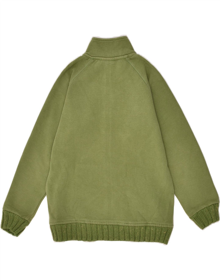 CHAMPION Boys Tracksuit Top Jacket 9-10 Years Medium Green Cotton | Vintage Champion | Thrift | Second-Hand Champion | Used Clothing | Messina Hembry 