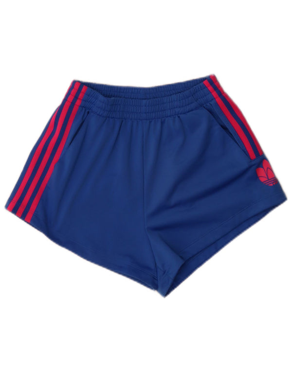 Женские спортивные шорты свободного кроя Adidas с рисунком UK 8 XS Синие спортивные
