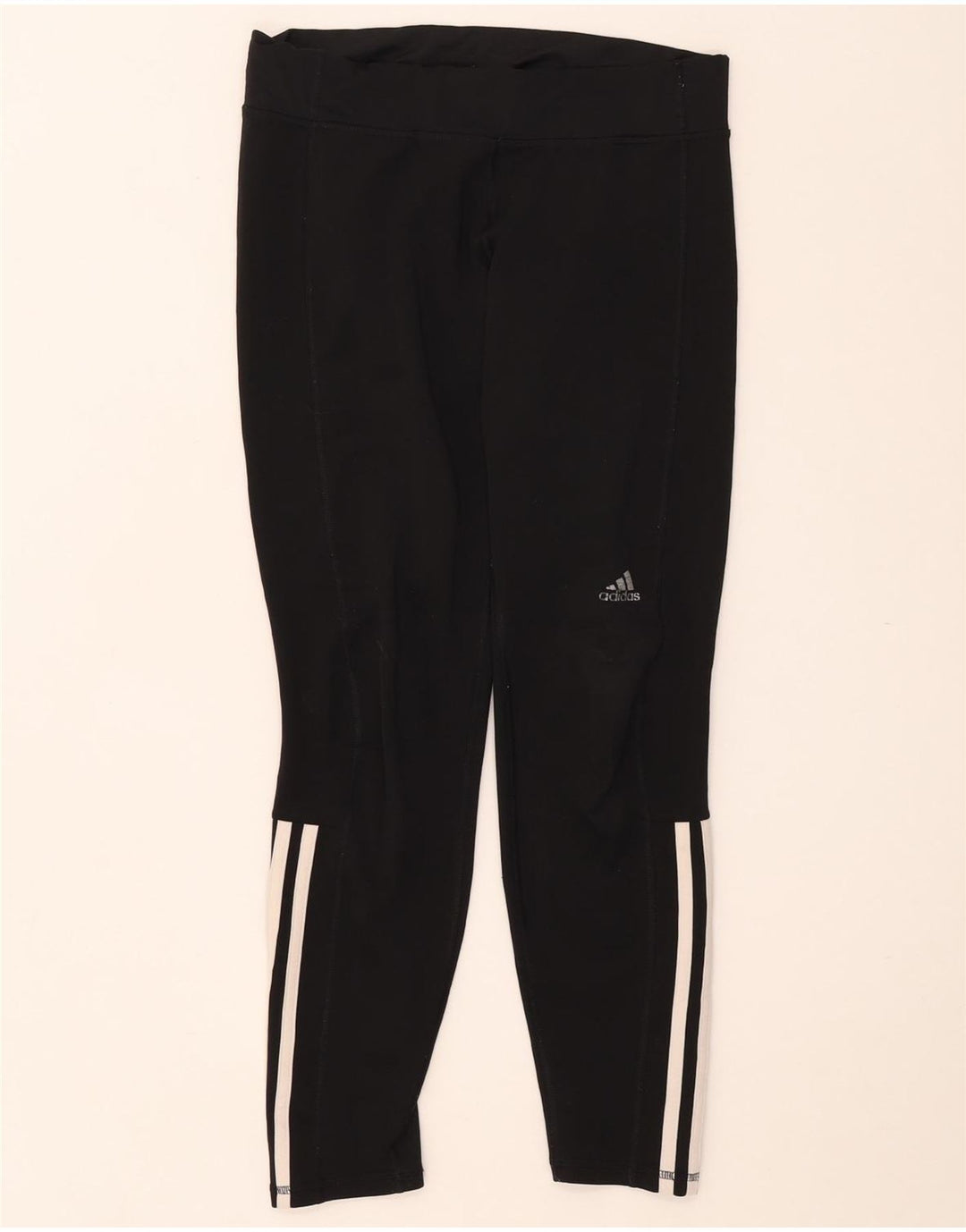 Женские леггинсы ADIDAS UK 12/14, средний черный полиэстер