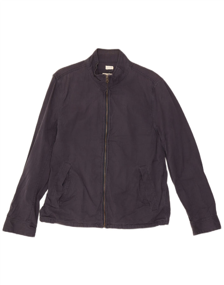 Мужская куртка-бомбер J. Crew UK 38, средний темно-синий, хлопок
