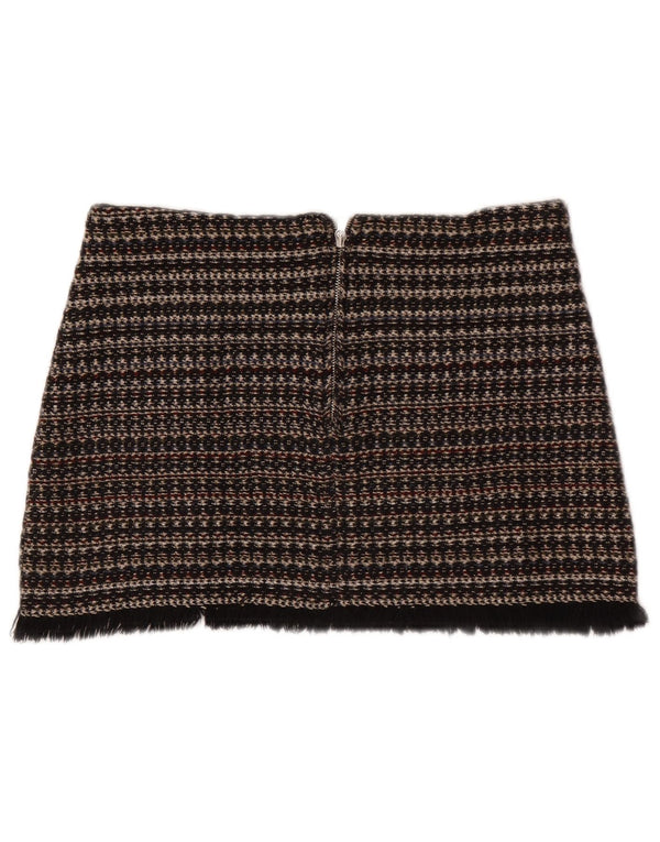 Женская мини-юбка Zara Trafaluc Medium W28, черная в полоску