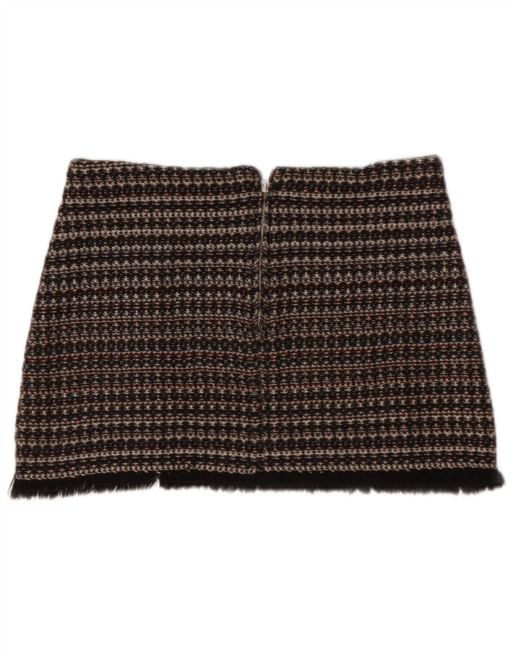 Женская мини-юбка Zara Trafaluc Medium W28, черная в полоску