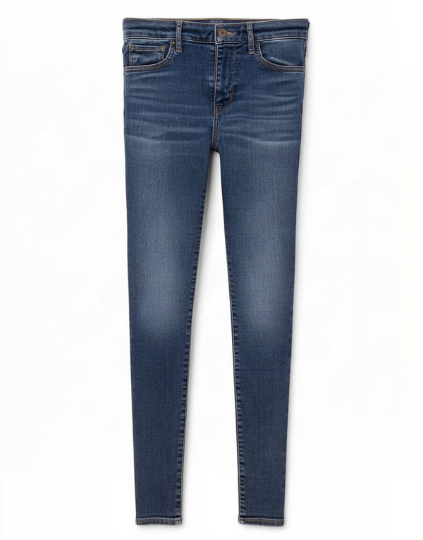 Женские джинсы суперскинни Levi's 720 с высокой посадкой W27 L30, синие, хлопок