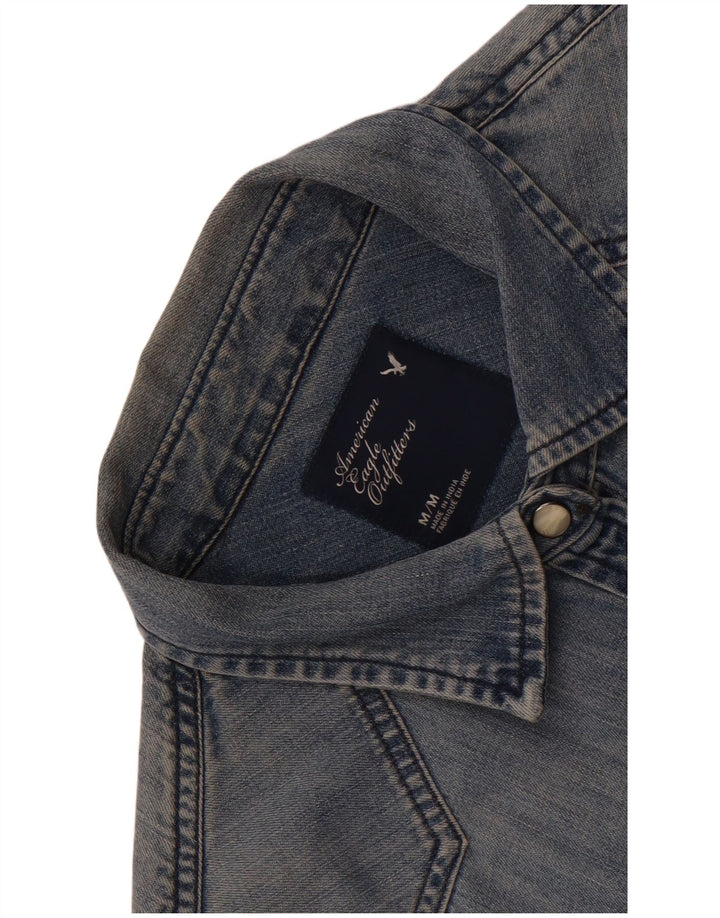 Рубашка женская джинсовая American Eagle Outfitters UK 14, средний синий