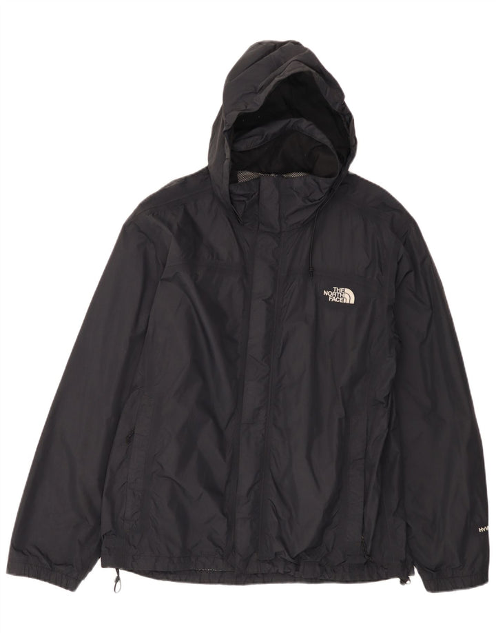 Мужская дождевик с капюшоном The North Face Hyvent UK 38, средний черный нейлон