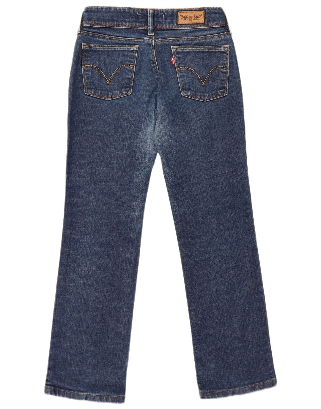 Женские прямые джинсы Levi's 570 W28 L28 синие, хлопок