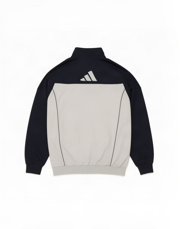 Мужская спортивная куртка Adidas UK 44/46, большой темно-синий цветной блок