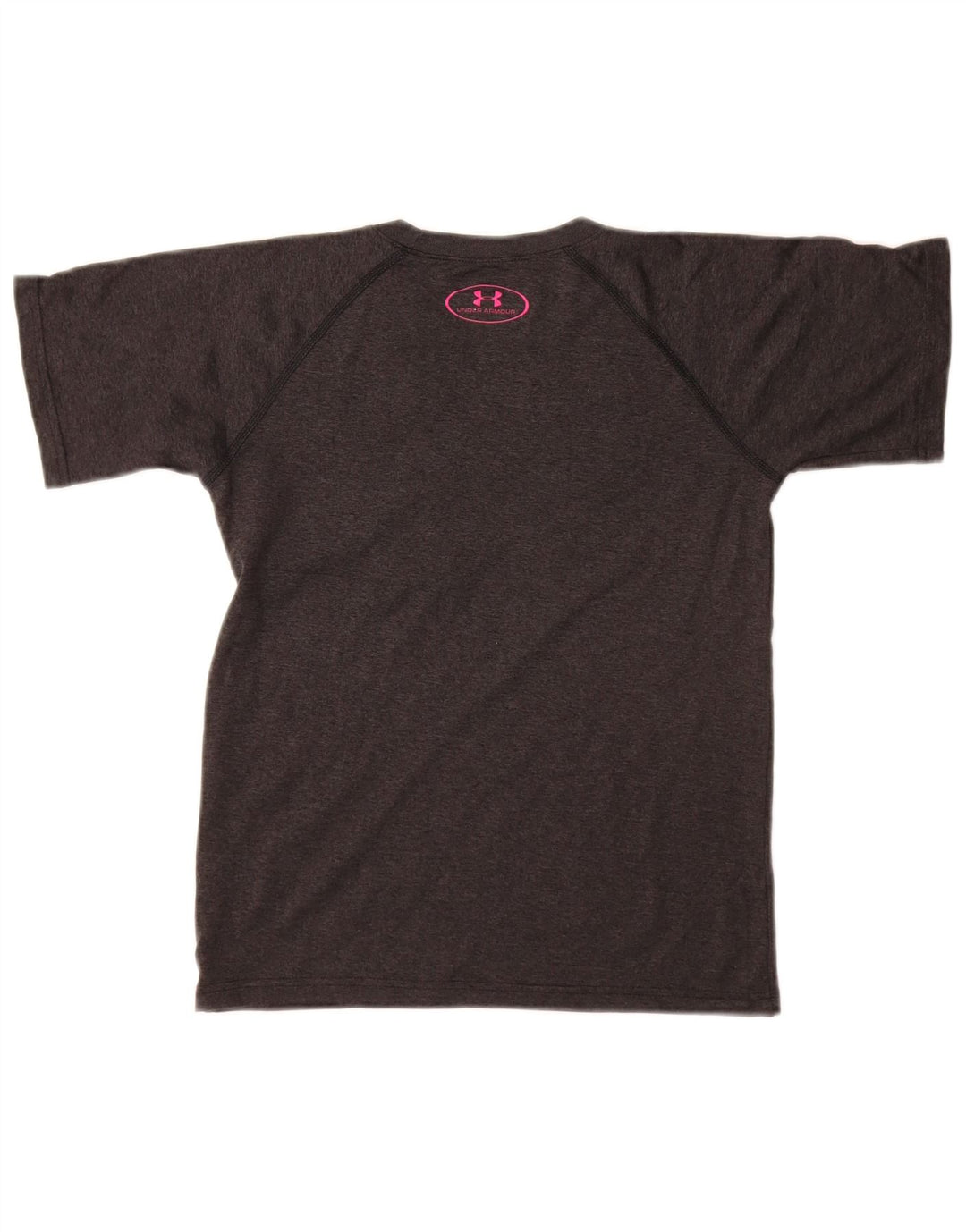 Свободная футболка с рисунком для девочек UNDER ARMOR, топ 7-8 лет, маленький серый цвет