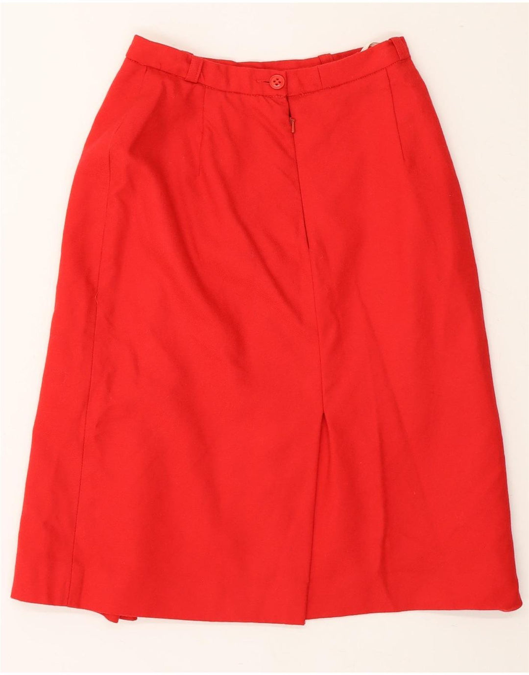 VINTAGE Womens A-Line Skirt W26 Small Red Vintage Vintage and Second-Hand Vintage from Messina Hembry 