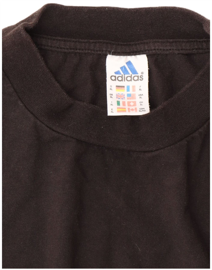 Мужская футболка Adidas Top XL, черный хлопок