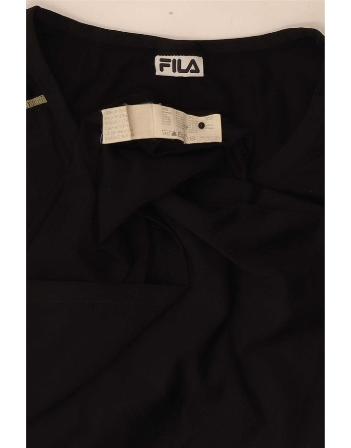 Fila Мужской жилет с рисунком, маленький черный, полиамид