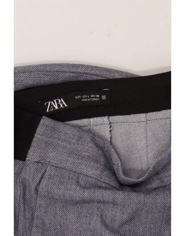 Женские брюки чинос стандартного размера Zara, большие W30 L27, синие
