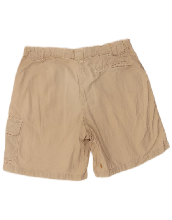 Murphy & Nye Womens Cargo Shorts W33 Large Beige Cotton