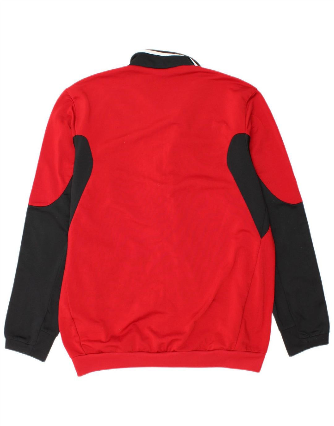 Мужская спортивная куртка ADIDAS UK 36/38, маленький красный полиэстер с цветными блоками