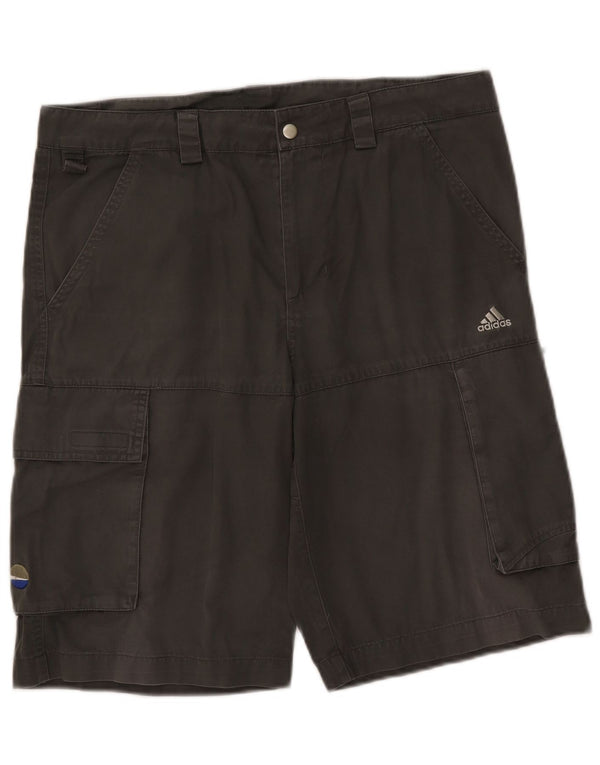 Adidas Мужские шорты-карго Medium W34 Серые хлопковые