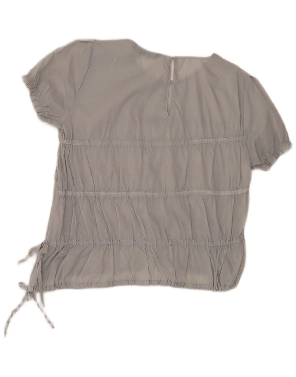 Женская блузка Zara Top UK 14, средний серый