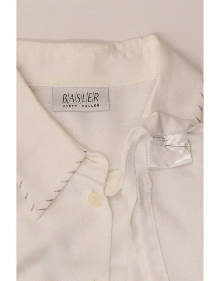 Женская рубашка-блузка Basler EU 44 XL, белая вискоза