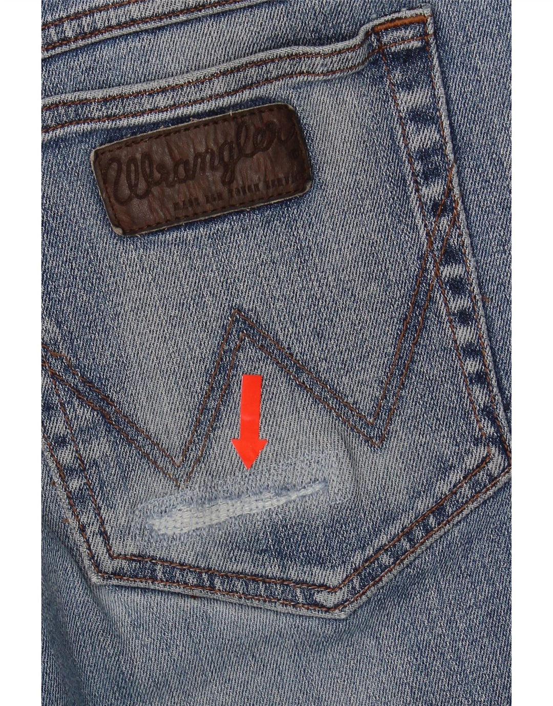 WRANGLER Mens Texas Straight Jeans W36 L30 Blue Vintage Wrangler and Second-Hand Wrangler from Messina Hembry 