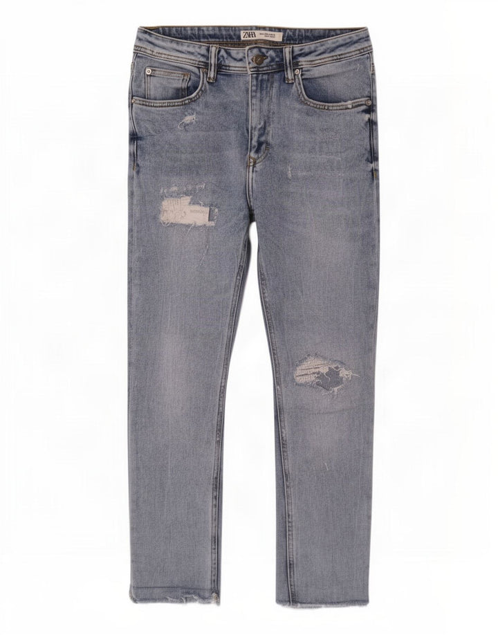 Мужские укороченные джинсы Zara EU 40 Medium W31 L25 Синие