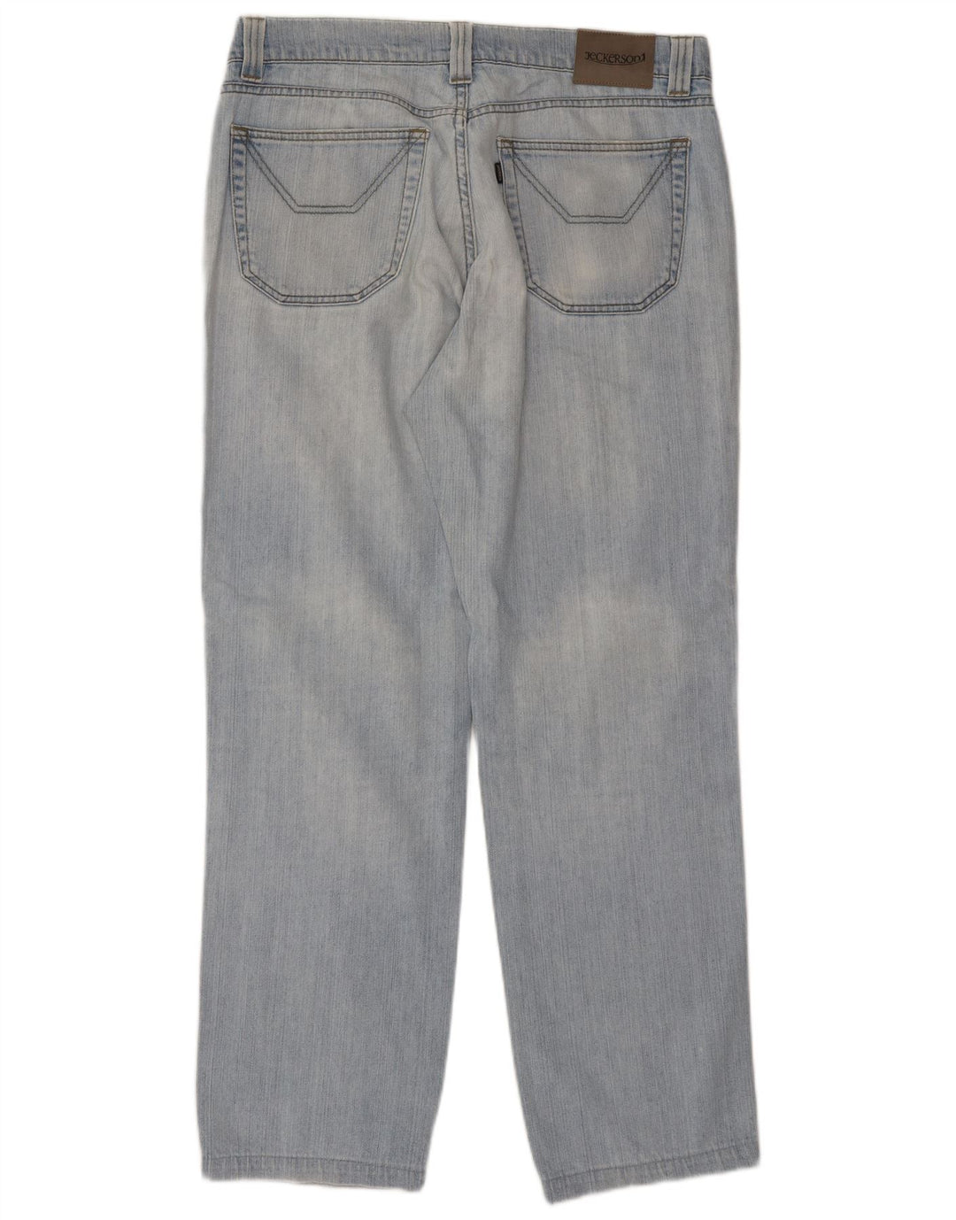 Женские прямые джинсы Jeckerson W36 L30 синие, хлопок