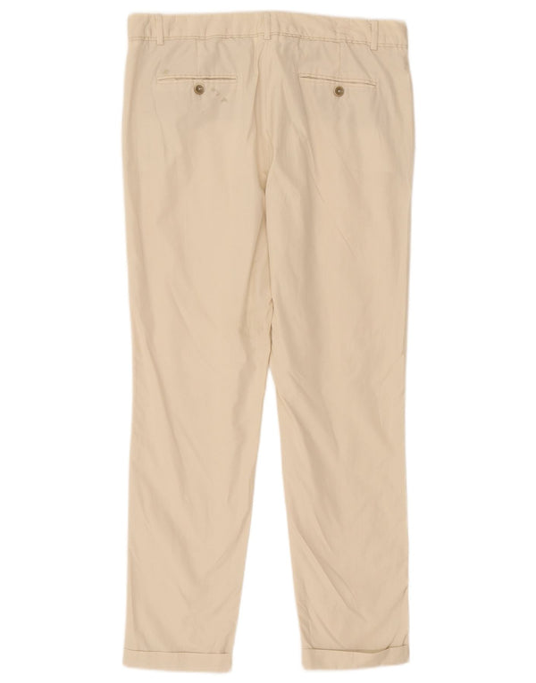 Женские прямые брюки-чиносы Massimo Dutti EU 40 Medium W30 L28 Бежевый