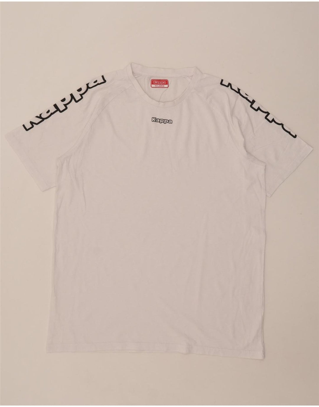 Мужская футболка с рисунком Kappa Top 2XL, белая