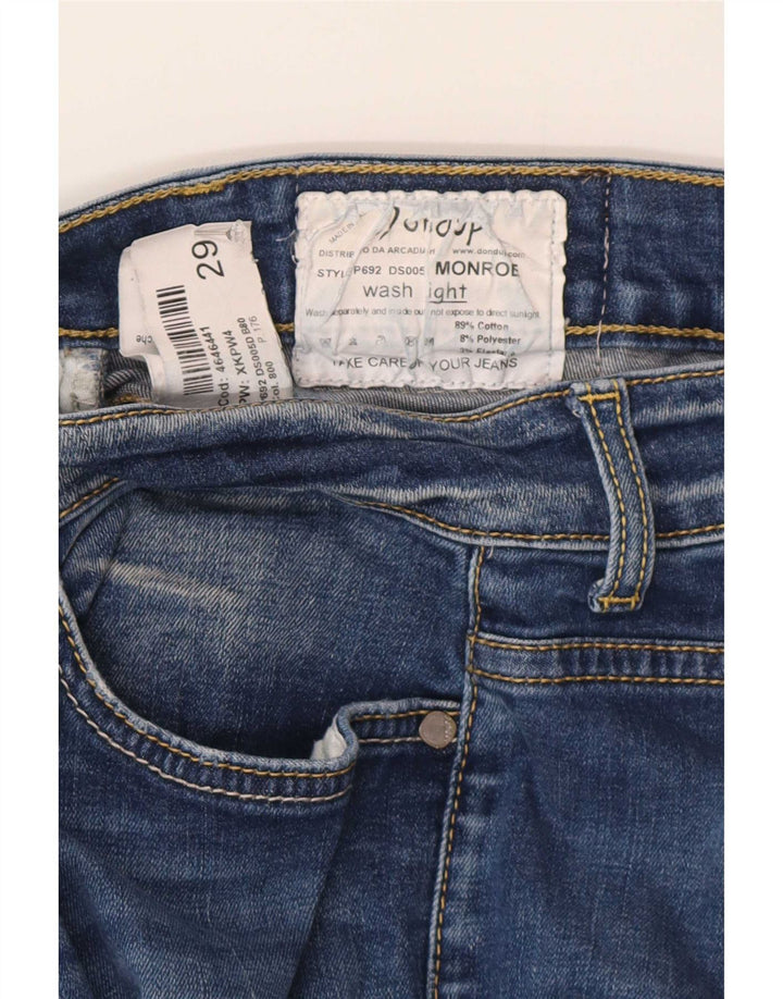 Dondup Женские узкие джинсы W29 L27 Синие, хлопок
