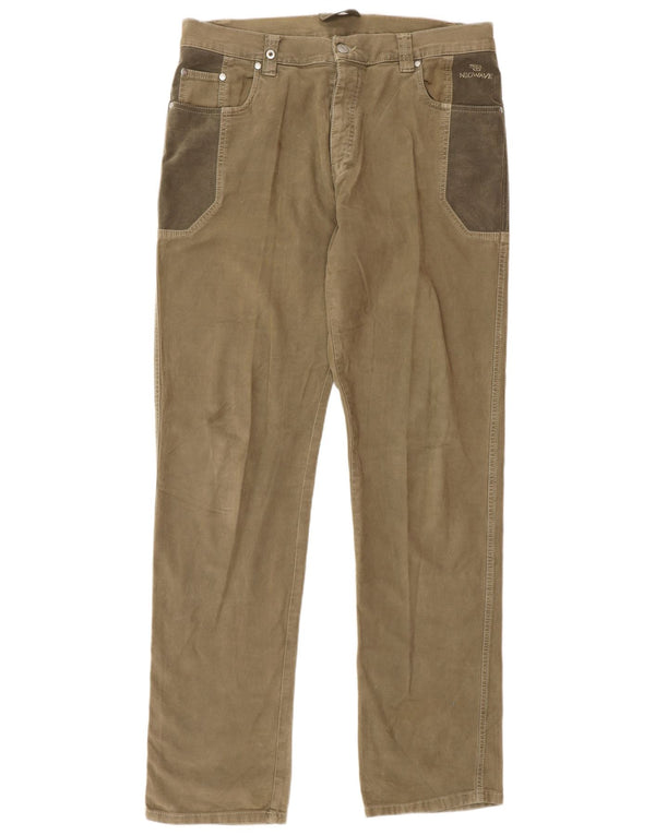 Nicwave Мужские прямые повседневные брюки IT 52 XL W34 L35 Хаки Хлопок