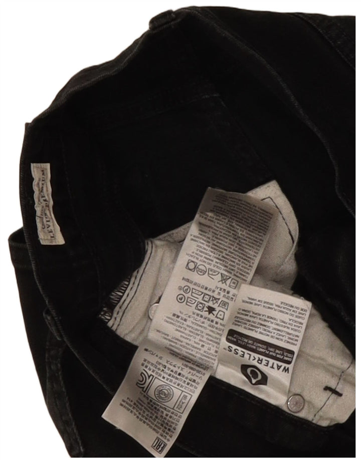 Мужские прямые джинсы Levi's W30 L30, черный хлопок