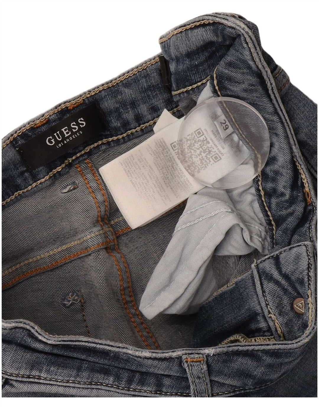 Женские джинсы скинни Guess Annette W29 L26, синие, хлопок