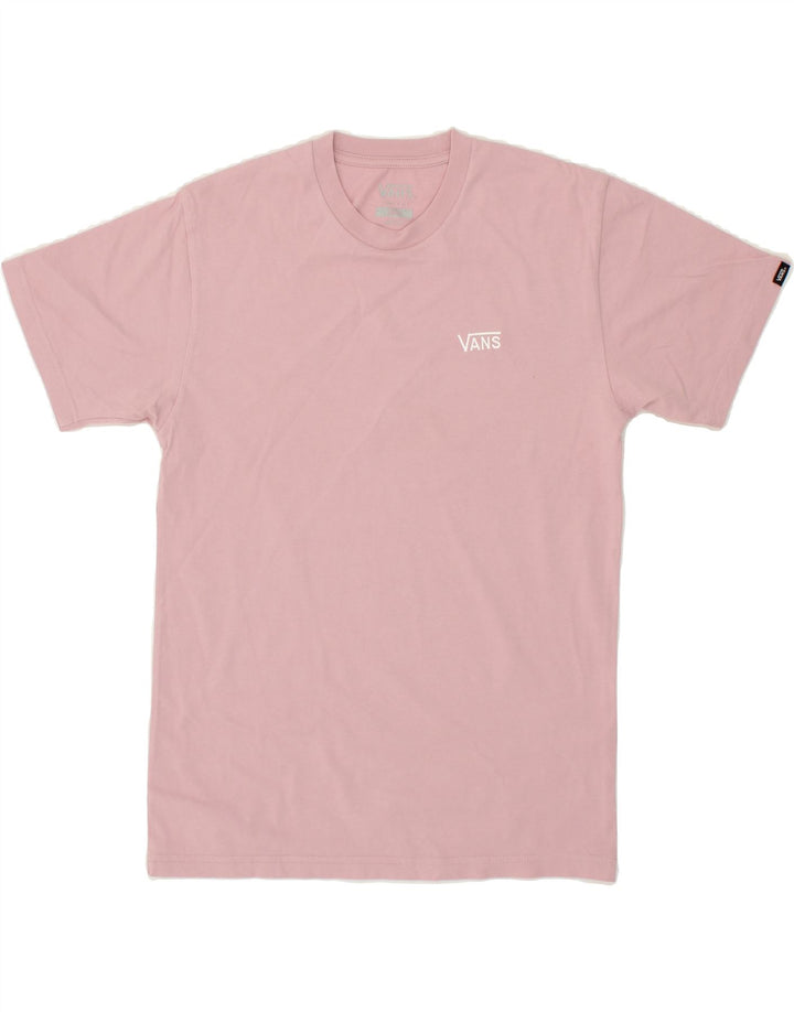 VANS Mens T-Shirt Top Small Pink Cotton Vintage Vans and Second-Hand Vans from Messina Hembry 