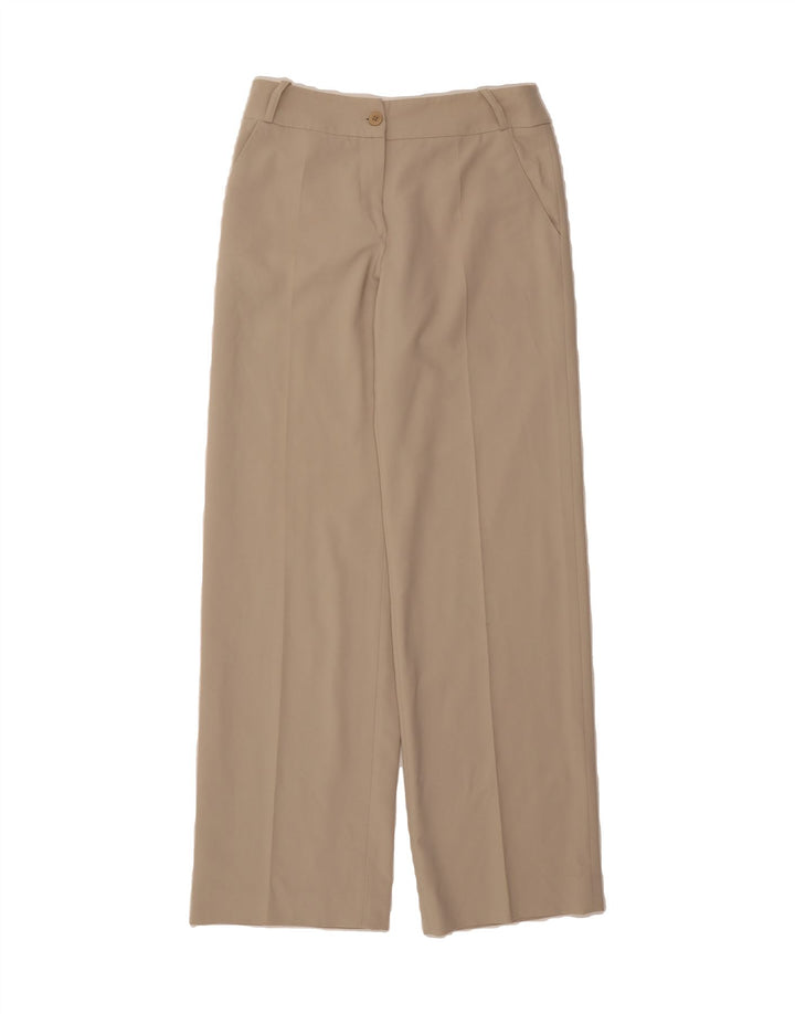 ARMANI Womens High Waist Casual Trousers US 6 Medium W30 L34 Beige Vintage Armani and Second-Hand Armani from Messina Hembry 