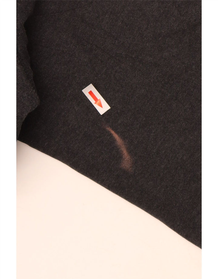 Женский свитер с рисунком DKNY, джемпер UK 18 XL, черный хлопок