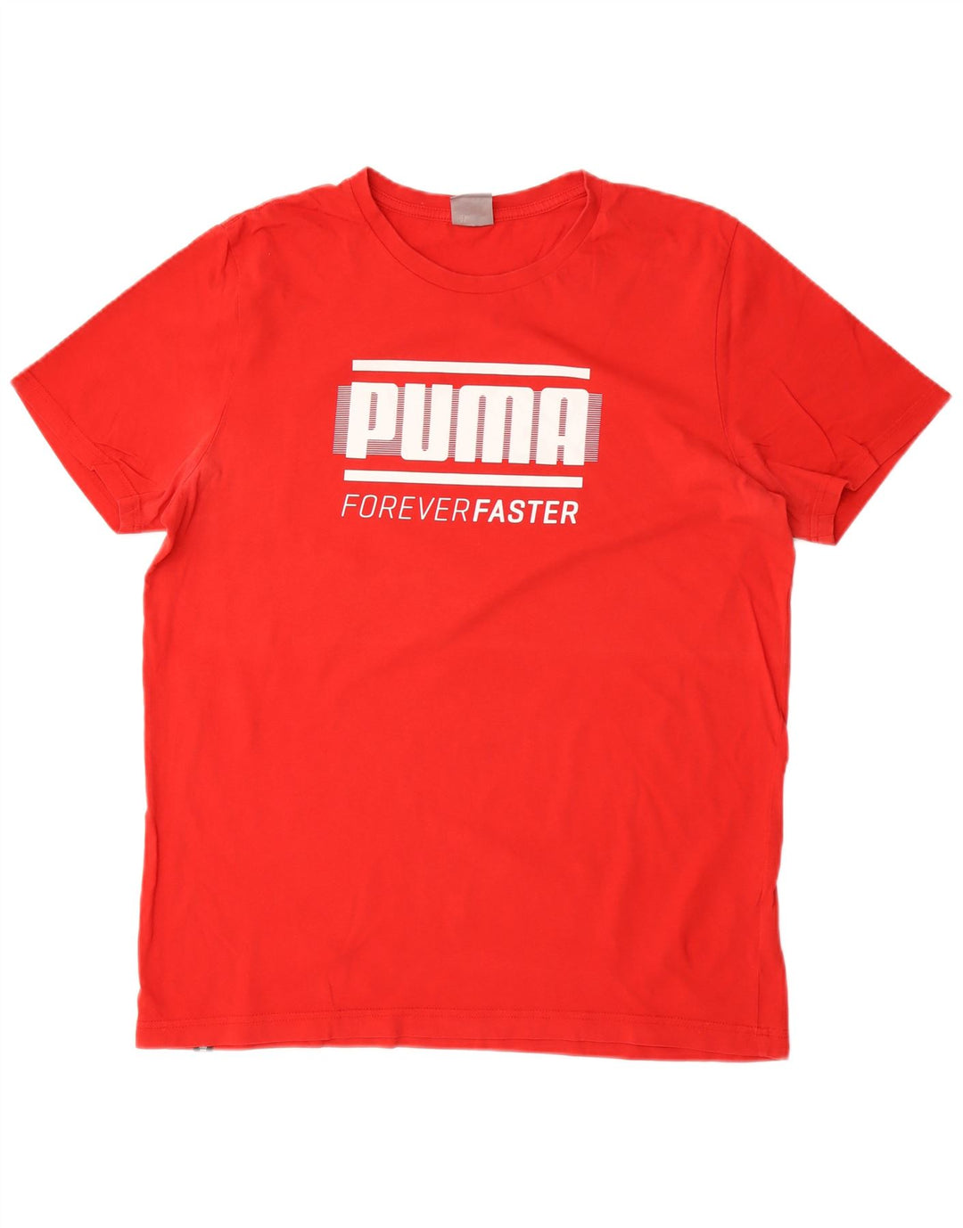 Мужская футболка с рисунком Puma, большой красный хлопок