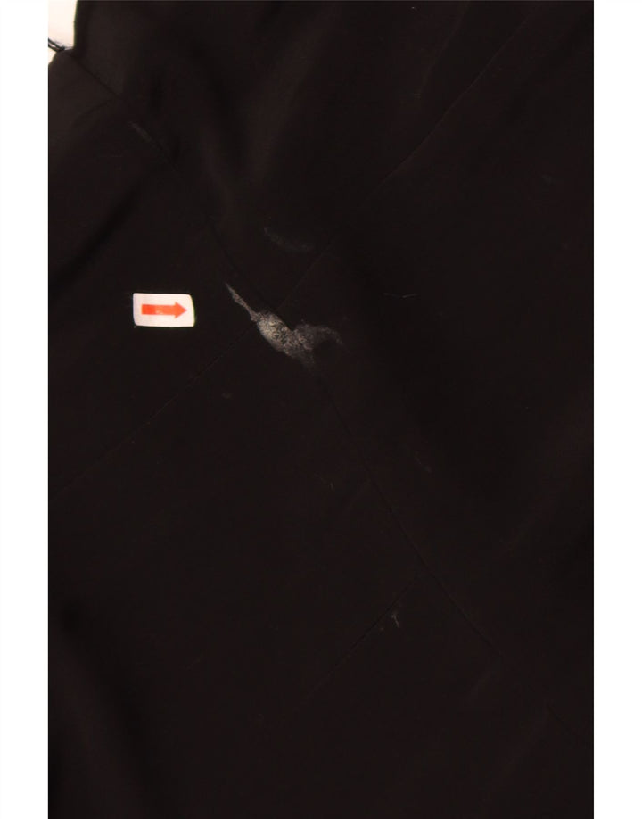 Женское платье трапециевидного силуэта Monsoon UK 12, средний черный, вискоза с цветными блоками