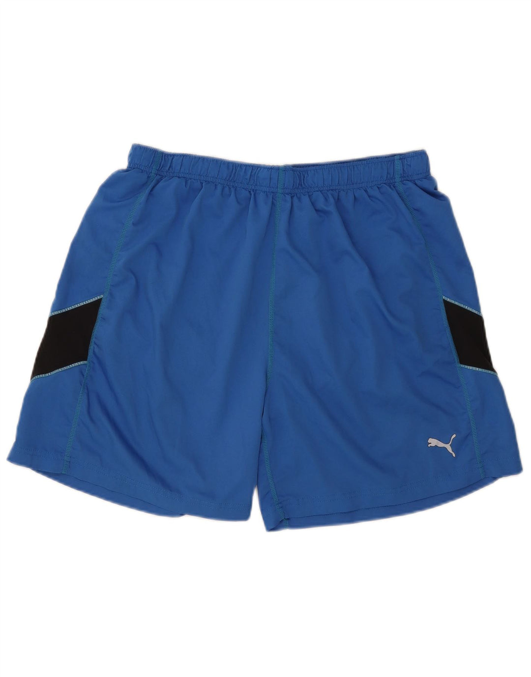 Мужские спортивные шорты Puma XL синие из полиэстера с цветными блоками