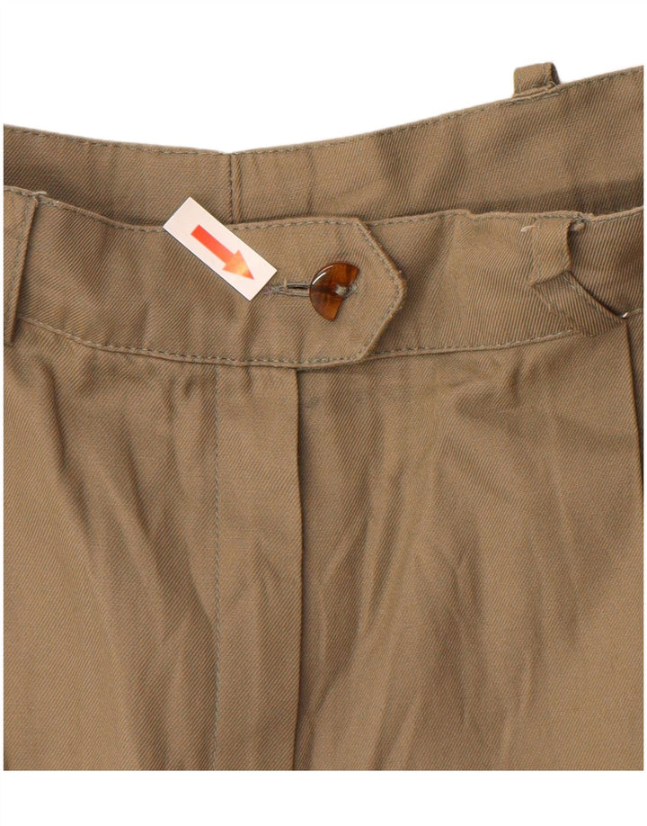 Женские шорты чинос VINTAGE с завязками IT 40, маленькие W24, бежевый хлопок