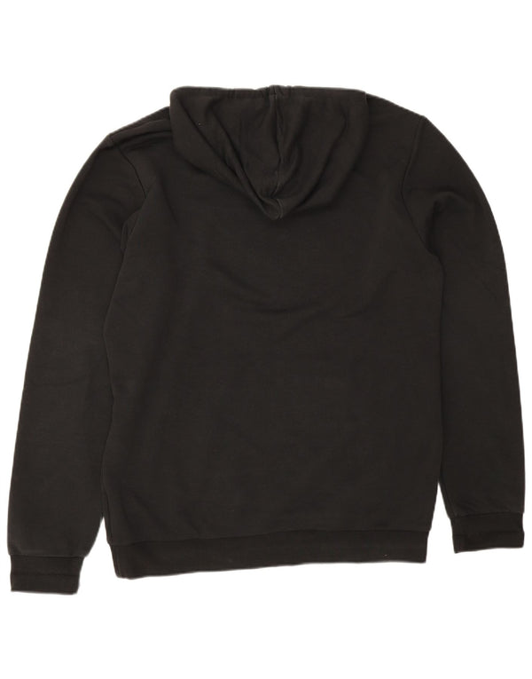 Мужской джемпер с капюшоном Adidas UK 40/42, средний черный, хлопок